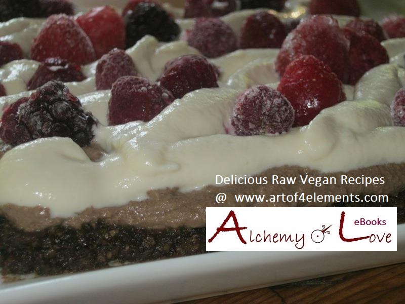 Recipes from Mindful Eating ebook: Raw Vegan Black Forest Cake