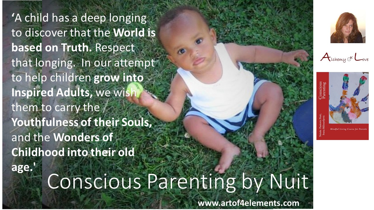 Conscious parenting book quote kids and truth