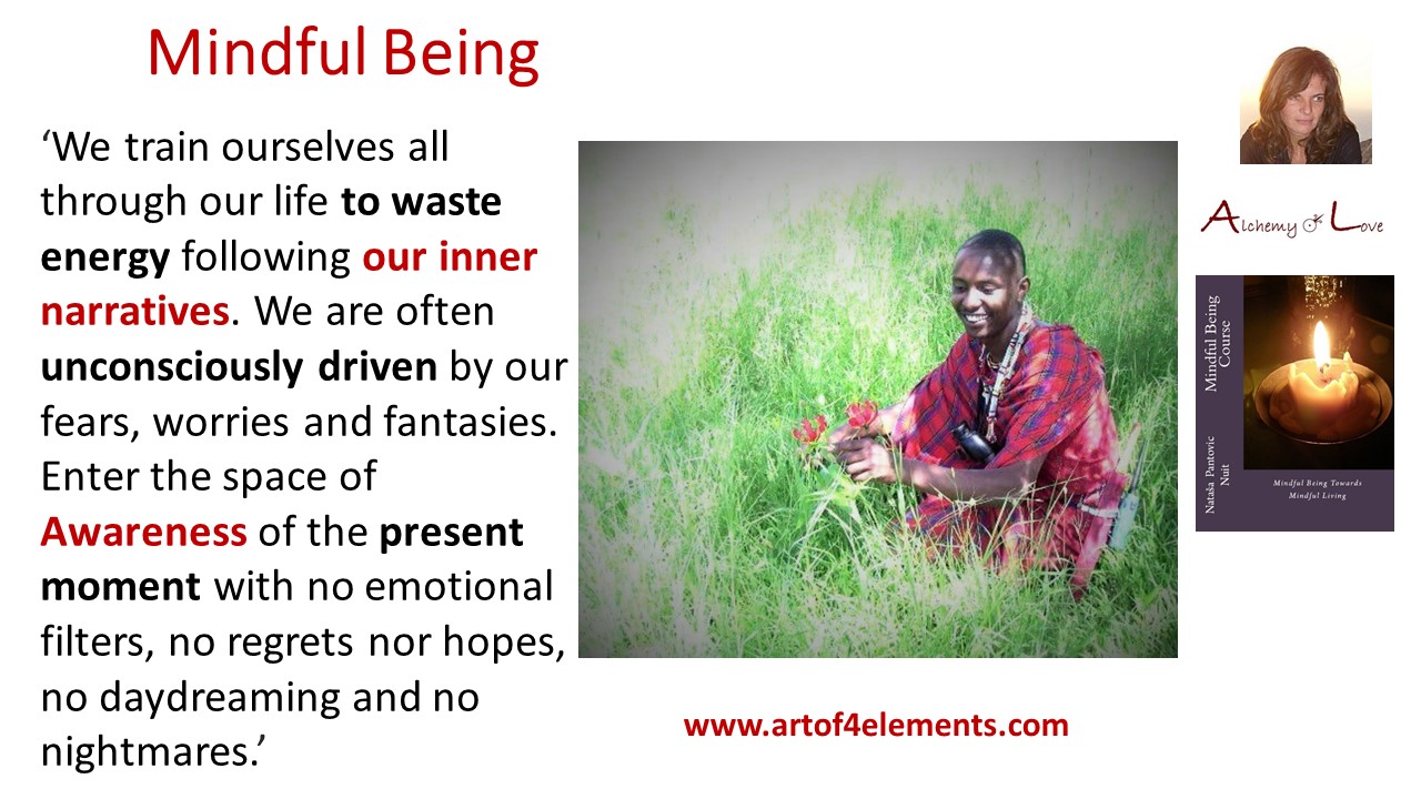 Mindful Being by Nuit quote about personal development and spiritual growth