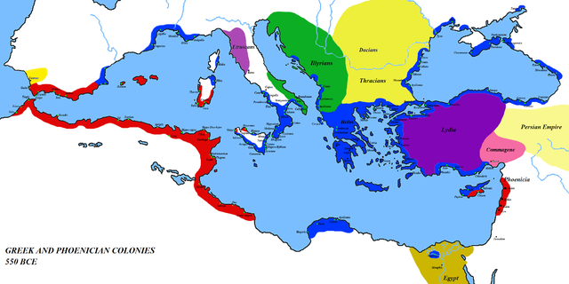 the-mediterranean-in-6th-century-bc-phoenician-settlements-are-labelled-in-red-greek-areas-in-blue