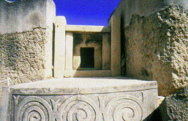 Malta temples tarxien spirals 3000 BC
