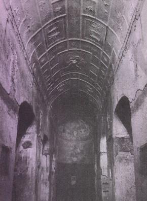 Oldest Basilica di Porta Maggiore underground Pythagoras Church in Rome Italy