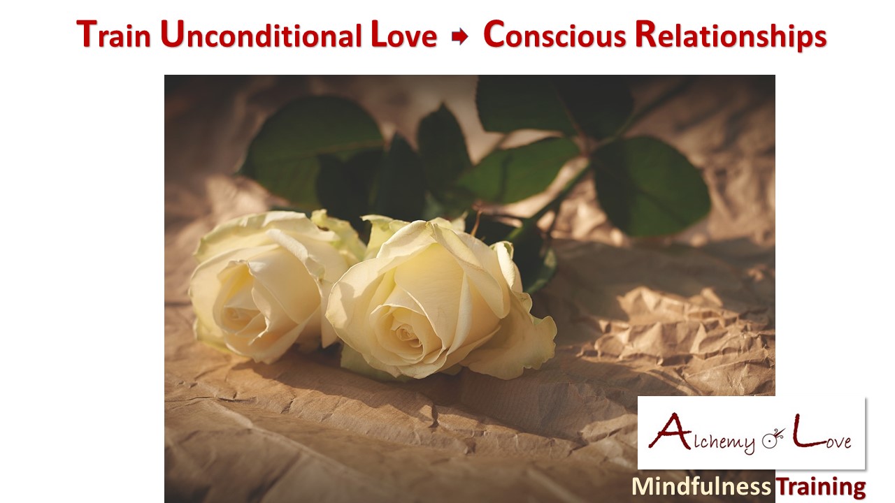 Train unconditional love quote by Natasa Pantovic from Mindful Being Course