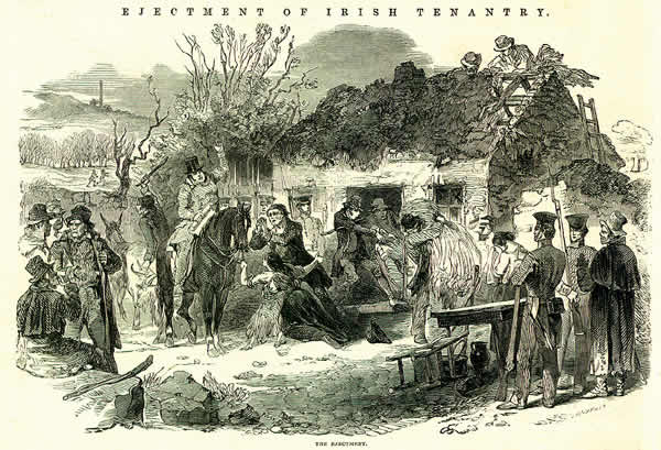 Extracts from the Illustrated London News showing the situation in Ireland 1847-51