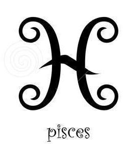 H as symbol of Age of Pisces