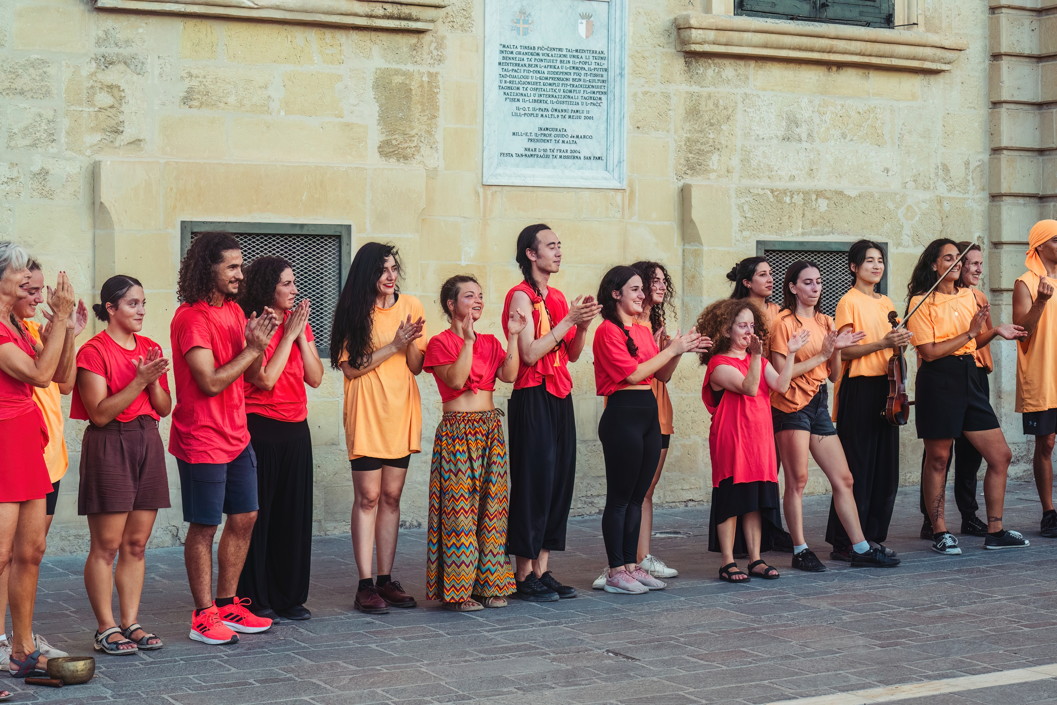 Dance Urban Symphonies at Dance Festival Malta in Valletta dancers